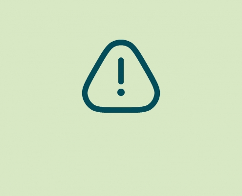 Piktogramm besondere Situation / Warnung / Rufzeichen